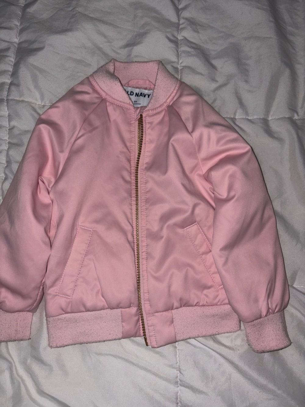 Old Navy Pink Kids Bomber Jacket